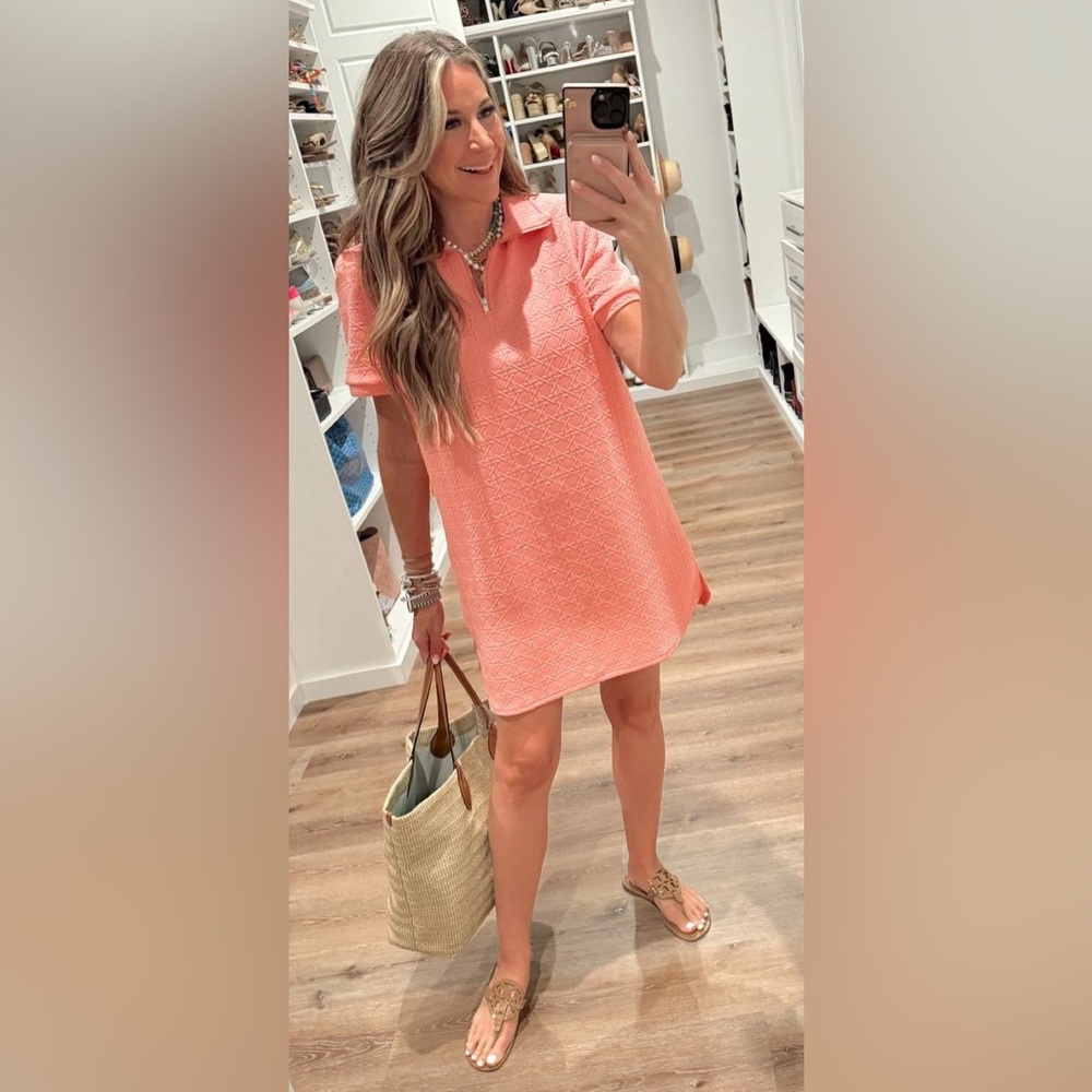 Coral pink Mini Dress